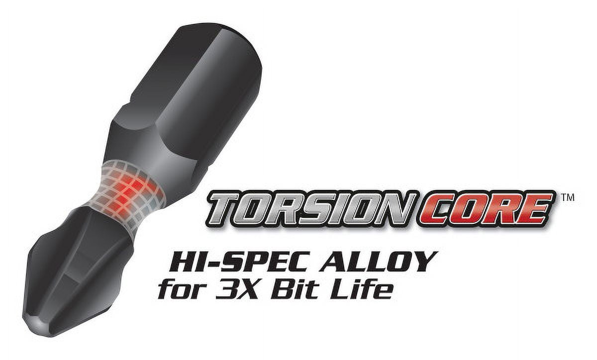 TITAN 50 Pc. Torsion Impact Bit Set