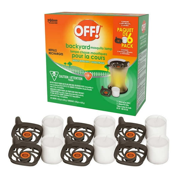 OFF Mosquito Lamp Refills 2 packs of 6 refills Walmart