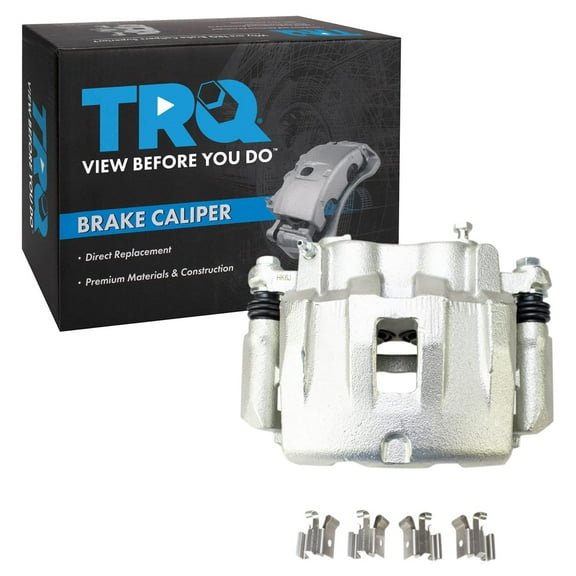 TRQ Front Left Brake Caliper w/Bracket Drivers Side Compatible with 1999-2004 Jeep Grand Cherokee