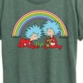 thumbnail image 3 of The Cat in the Hat - Thing 1 2 Rainbow - Women's Short Sleeve Graphic T-Shirt, 3 of 5
