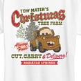 thumbnail image 3 of Cars - Tow Mater's Christmas Tree Farm - Women's Short Sleeve Graphic T-Shirt, 3 of 5