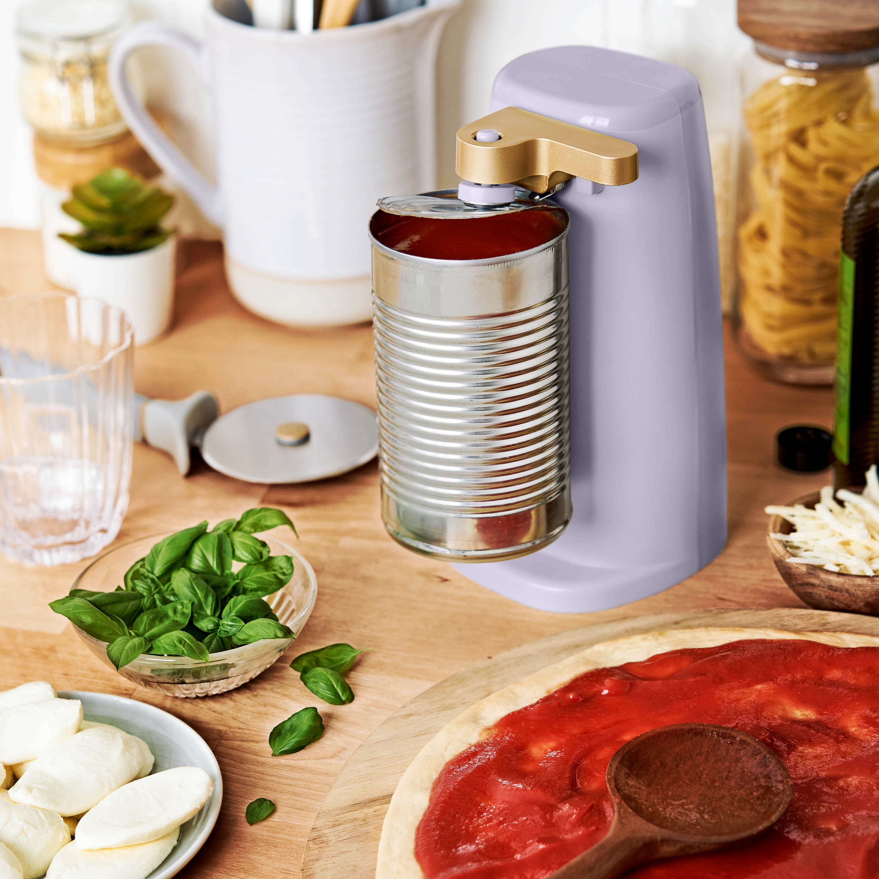 Beautiful Easy-Prep Electric Can Opener, Lavender by Drew Barrymore