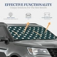 thumbnail image 4 of Haiem Funny Chicken Car Windshield Sun Shade (2 Pieces) Foldable Windshield Sun Shade Car Accessories for Truck SUV Pickup-Small, 4 of 7