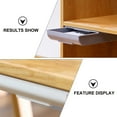 thumbnail image 3 of Shisuyan Boîte de Rangement pour sous la Table 2 Pcs 8.7x4.3x1.4In, 3 of 8