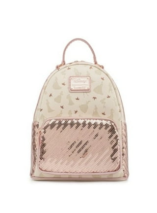 Pink sequin disney discount backpack