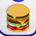 thumbnail image 4 of Inktastic Hamburger Lover Boys or Girls Baby Bib, 4 of 4