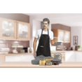 thumbnail image 3 of 12 Pack Black Bib Aprons With 2 Pockets - Unisex, 3 of 5