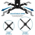 thumbnail image 4 of Mount-It! Universal Wall or Ceiling Projector Mount, 44 lb. Load Capacity, Black (MI-604), 4 of 9