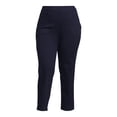 thumbnail image 5 of Just My Size Women's Plus Size Pull on Stretch Woven Pants, Also in Petite, 5 of 6