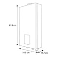 thumbnail image 4 of Calentador de agua Tipo Instantáneo 6 L/min Gas LP Rheem Instantáneo, 4 of 9