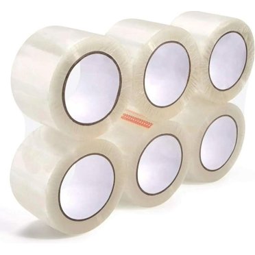 Supply Hut Packing Sealing Tape – 36 Rolls 2 X 110 Yard (330ft) 1.6 Mil