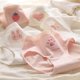 thumbnail image 3 of Japanese Styles Rabbit Cats Paws Print Women's Girls Briefs Soft Cotton Fabric Underpants Middle Rise Underwear Panties white bunny XL, 3 of 5