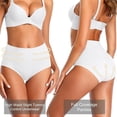 thumbnail image 2 of XmhyTop 5 Piezas de Bragas para Mujer Algodón Cintura Alta. Suaves, Transpirables y Elásticas, Cobertura Total, Color carne, Talla XS, 2 of 5