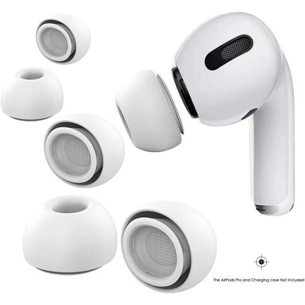 Replacement Earbud Tips Covers for AirPods Pro & Airpod Pro 2 - Small, Medium and Large - Walmart.com