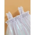 thumbnail image 5 of Franhais Toddler Girls Summer Sling Dress Sleeveless Colorful Tulle Casual A-line Dresses, 5 of 7