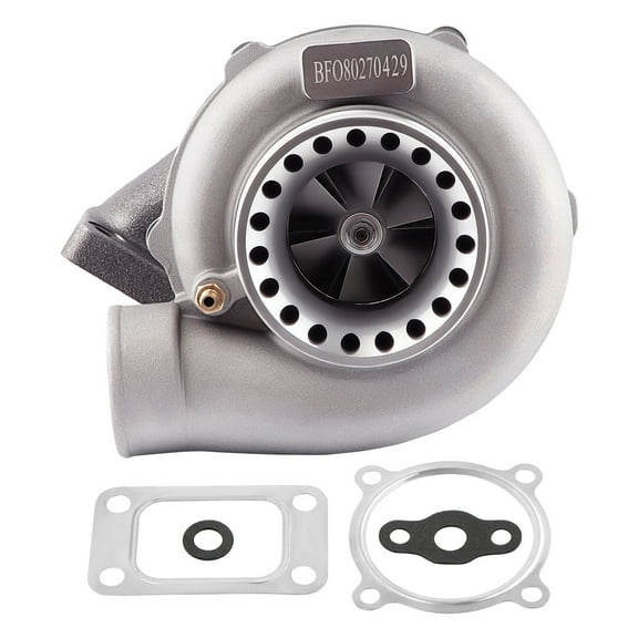 BFO GT35 GT3582 Turbo Charger Anti-Surge Compressor AR.70/63 Universal Turbocharger T3 Flange for 2.5L-6.0L Engines Water   Oil Cooled