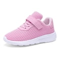 thumbnail image 6 of Quealent Kids Shoes Toddler Boys Girls Athletic Running Sports Strap Sneakers for Toddler/Little Kid/Big Kid Pink for Size 12.5, 6 of 9