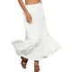 thumbnail image 4 of Falda Maxi Chic de Verano Inspire para Mujer, Falda Larga Bohemia de Cintura Alta Elástica XL Blanca, 4 of 6