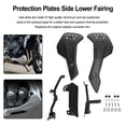 thumbnail image 2 of Lower Engine Belly Protection Plates Side Fairing For Trident 660 2021 Black, 2 of 10