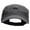Charcoal Grey, variant on My Squad Embroidered Garment Washed Adjustable Army Cap - Khaki OSFM