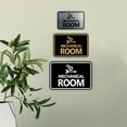 thumbnail image 2 of Classic Framed Mechanical Room Sign (Black /Gold) - Small, 2 of 4