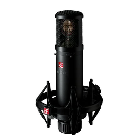 SE Electronics SE2300 Multi Pattern Large Diaphragm Condenser Mic with Shockmount and Filter