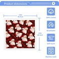 thumbnail image 3 of Dreamtimes 4 PCS Cotton Washcloths Towel Set, Highly Absorbent & Soft Baby Wash Cloths, 12"x 12" Face Hand Towels for Bathroom, Multi-Purpose Fingertip Towels (Christmas Santa), 3 of 7
