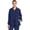 Navy, variant on Scrub Jackets For Woman Zip-Front Utility Jacket with 4 Pockets HH360, M, Black