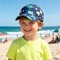 thumbnail image 6 of KPOPLK Kids Baseball Cap Adjustable Dinosaur Print Sun Hat Summer Toddler Boy Snapback Cap Sport Cap(2-6 Years,Light Purple), 6 of 7