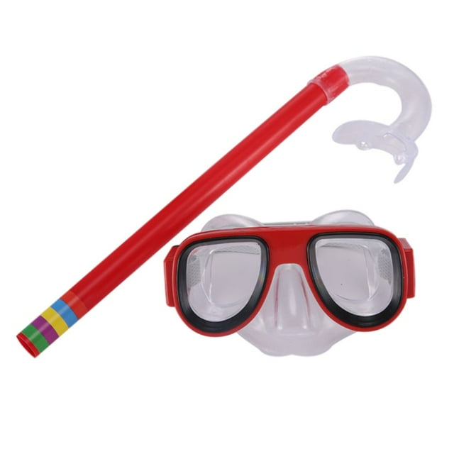 Lunettes de Natation pour Enfants Ensemble Anti-Buée Snorkeling Sûr