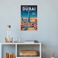 thumbnail image 4 of Retro Dubai City Poster Vintage UAE City Tourism Art for Walls Print Poster, 4 of 8