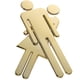 thumbnail image 4 of GOOHOCHY 1 par de letreros de identificación para baños, para hombres y mujeres., 4 of 8