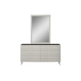 thumbnail image 3 of Whiteline Pino High Gloss Dark Grey Angley Dresser DR1752-DGRY/LGRY, 3 of 6