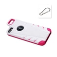 thumbnail image 2 of Reiko brand for iphone 5/5s/se Dropproof Workout Hybrid Case With Hook In White Pink, 2 of 4