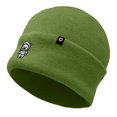 thumbnail image 5 of Dalix Ice Bear Embroidered Beanie Hat Polar Bear Cozy Knit Cap Cold Weather Mens in Olive, 5 of 5
