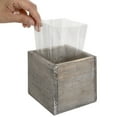 thumbnail image 4 of Koyal Wholesale Square Cube Wood Vase, 4", Gray, 6ct, 4 of 5