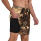 thumbnail image 2 of Balery Western Skeleton Cowboy Horse Bañador para hombre, shorts de playa de secado rápido con entrepierna y forro de compresión-Small, 2 of 6