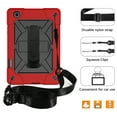 thumbnail image 5 of Galaxy Tab S6 Lite 10.4" Case 2020,Hybrid Shockproof Rugged Heavy Duty Full-Body Drop Protection Stand Kids Case with Shoulder Strap for Galaxy Tab S6 Lite 10.4" 2020 SM-P610/P615,Red+Black, 5 of 7