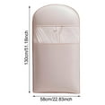 thumbnail image 5 of WUSUOWEI Dust Cover Clothes Bags Space Saving Closet Ultra Space Saving Self Compression Organizer Garment Bag Protector Clothes From Wrinkles for Hanging Clothes & Travel Storage, 5 of 7