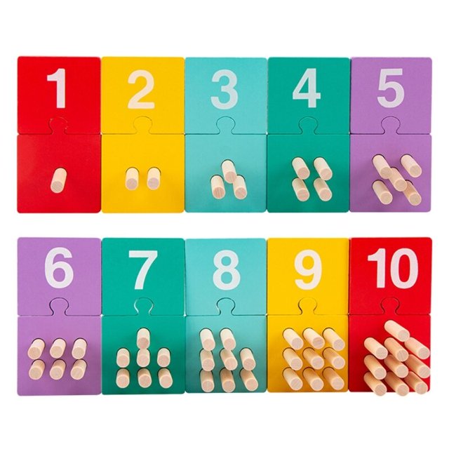 Juego de clasificación de números de juguete de rompecabezas de matemáticas de creación, juguete educativo para niños, regalo de
