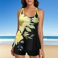 thumbnail image 2 of Blouson Tankini Tops for Women Swimwear Top Only Modest Tankini Tops Loose Fit Swim Tops No Bottom, 2 of 9
