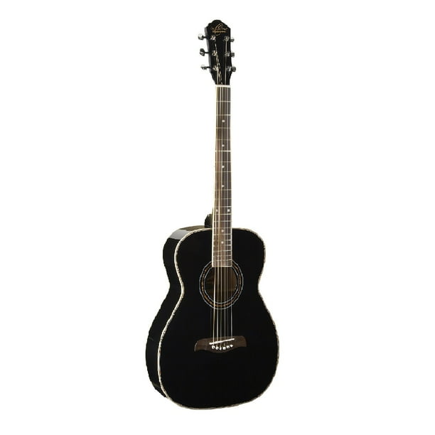 Guitarra Acústica Para Diestros Black Brillante Oscar Schmidt Of2 Oscar Schmidt Of2