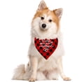 thumbnail image 4 of Bandana pour Chien « My Humans are Getting Married », Bandana pour Chien, Foulard pour Animal à Carreaux Buffalo Rouges, Accessoires de Foulard pour Chien, Foulard Triangle pour Chien, Bandana pour Chiens, Cadeau de Fiançailles (C51), 4 of 4