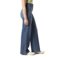 thumbnail image 3 of Levi Strauss Signature Women's and Women's Plus Patch Pocket Loose Wide Leg Jeans, Sizes 2-20, 3 of 7