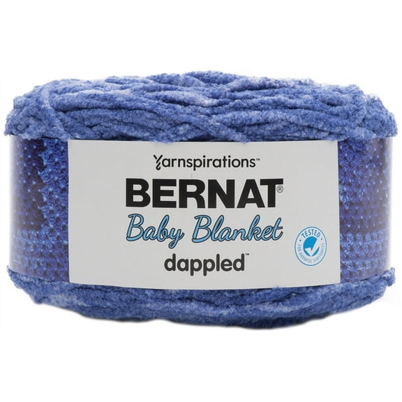 Bernat Baby Blanket Dappled Yarn-Wandering Blue
