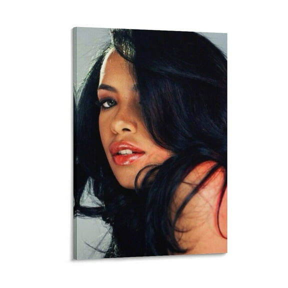 Aaliyah Dana Haughton Actor Poster Photo (2) Posters Wall Art Painting Canvas Gift Living Room Prints Bedroom Decor Poster Artworks 20x30inch(50x75cm)