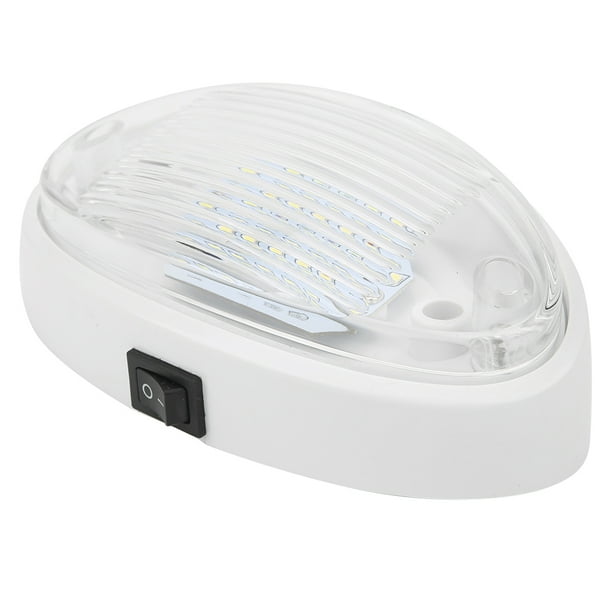 Iluminación interior de RV, lámpara de techo LED de 12 V y 400 lm, luz LED para RV de máxima eficiencia