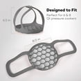 thumbnail image 6 of Haomacro 1 PCS Pressure Cooker Sling, Silicone Bakeware Sling for 6.5 Qt/8 Qt Instant Pot, Multi-function Cooker Anti-scalding Bakeware Lifter Steamer Rack, BPA-Free Silicone Egg Steamer Rack, 6 of 11