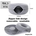 thumbnail image 4 of Cama tipo túnel para gatos PLIISLUP, grande, para gatos de interior de hasta 30 kg, 4 of 6