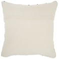 thumbnail image 2 of White And Denim Knubby Waves Throw Pillow, 2 of 3